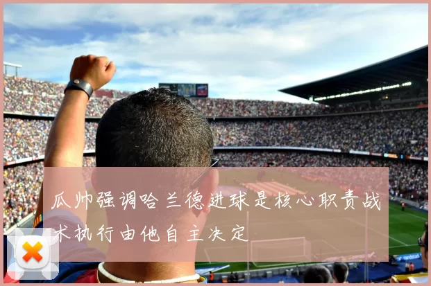 瓜帅强调哈兰德进球是核心职责战术执行由他自主决定